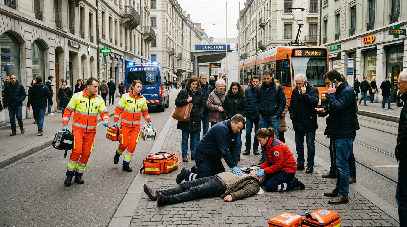 Premiers secours BLS-AED - Sécurité Romande